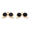 Eco-Friendly Zinc Alloy  Pendants ENAM-R051-05-01G-NR-2