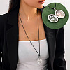 6Pcs 6 Styles 316 Stainless Steel Locket Pendants STAS-TA0003-24-8