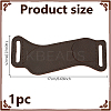 Wave Shaped Cowhide Knife Sheaths AJEW-WH0314-618-2