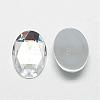 Acrylic Rhinestone Flat Back Cabochons GACR-Q011-30x40-02-2