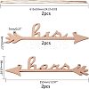 His and Hers Arrow Chair Signs Banner DIY-WH0157-34-2