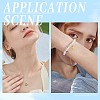 8Pcs 4 Styles Brass Micro Pave Cubic Zirconia Pendants KK-BBC0019-64-4
