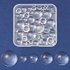 56Pcs 5 Styles Transparent Glass Cabochons GGLA-FS0001-03-1