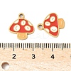 304 Stainless Steel Enamel Pendants STAS-R168-22G-02-3