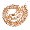 Electroplate Glass Beads Strand EGLA-S188-21-A03-2