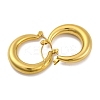 Moon Ion Plating(IP) 304 Stainless Steel Hoop Earrings EJEW-H013-10G-2