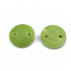 Spray Paint Freshwater Shell Links connectors X-SHEL-S276-27D-2