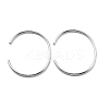 304 Stainless Steel Cuff Bangles for Women Men STAS-B082-08P-5