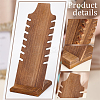 Wooden Slant Back Necklace Display Board NDIS-WH0016-04B-01-4