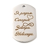 Non-Tarnish Valentine's Day 201 Stainless Steel Pendants STAS-L079-02P-05-1