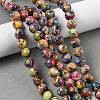 Dyed Natural Regalite/Imperial Jasper/Sea Sediment Jasper Beads Strands G-B124-C01-19-5