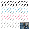 80Pcs 4 Colors Silicone Zipper Pulls HJEW-FG00024-1