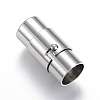 304 Stainless Steel Locking Tube Magnetic Clasps STAS-E147-43P-1