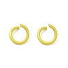 Spray Painted Iron Open Jump Rings IFIN-F149-F18-4