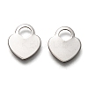 Non-Tarnish 201 Stainless Steel Charms STAS-B001-10P-1