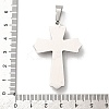 304 Stainless Steel Pendants STAS-K250-31GP-3