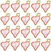 64Pcs Glass Charms FIND-SC0015-33B-1