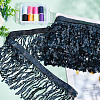 10 Yards Polyester Tassel Lace Ribbon DIY-WH0430-569D-4