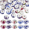 60Pcs Handmade Porcelain European Beads PORC-SC0001-25A-1