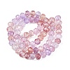 Transparent Glass Beads Strands GLAA-T023-8mm-A03-2