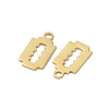304 Stainless Steel Charms STAS-L080-460G-2