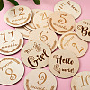 Basswood Milestone Cards WOOD-TA0001-41A-6