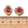 Brass Glass Beads KK-M318-46G-01-3