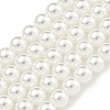 Glass Pearl Beads Strands X-HY-G002-01C-01-1