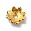 4-Petal Alloy Enamel Bead Caps FIND-G029-06G-02-2