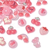 120Pcs 8 Style Plastic Enamel Cabochons KY-FS0001-38-3