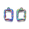Ion Plating(IP) 304 Stainless Steel Pendants STAS-S119-107-2