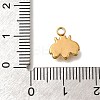 Ion Plating(IP) 304 Stainless Steel Charms STAS-M075-13G-3