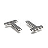 304 Stainless Steel Letter Charms STAS-O072-T-3