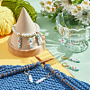 9Pcs 9 Style Number Acrylic Pendant Stitch Markers HJEW-AB00720-5