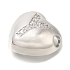 Rack Plating Brass Micro Pave Cubic Zirconia Pendants KK-I722-04P-Y-2