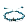 Brass Beaded Bracelets BJEW-Z094-03C-4