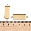 Ion Plating(IP) 304 Stainless Steel Cabochon Connector Settings STAS-F222-032G-3