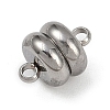 304 Stainless Steel Magnetic Clasps STAS-C127-08P-1