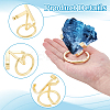 8Pcs Iron Crystal Mineral Display Holder ODIS-TW0001-01-5