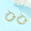 Ion Plating(IP) 304 Stainless Steel Hoop Earrings X-EJEW-N0016-11G-A-1