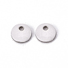 Non-Tarnish 201 Stainless Steel Stamping Blank Tag Pendants STAS-T058-6mm-P-2