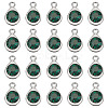20Pcs Faceted Glass Charms RGLA-TADJ0001-01H-2