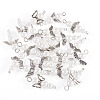Glass & Alloy Pearl Pendants HJEW-TAC0058-3