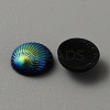 Opaque Resin Cabochons LS-CRES-WH0010-044E-2