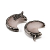 Natural Rose Quartz Pendants G-H359-05AS-07-2