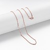 Brass Chain Necklaces X-MAK-F013-04RG-1