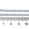 Transparent Electroplate Glass Beads Strands EGLA-H107-01A-B08-2
