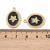 304 Stainless Steel Enamel Pendants STAS-C158-01G-04-3