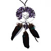 Natural Amethyst Big Pendants G-T133-15D-1