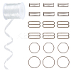 36Pcs 6 Styles Number 9-shaped Alloy Swimsuit Bra Tops FIND-GF0008-31D-6